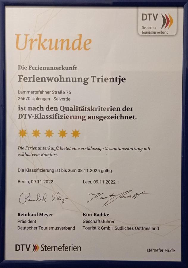 Fewo Trientje Uplengen Экстерьер фото